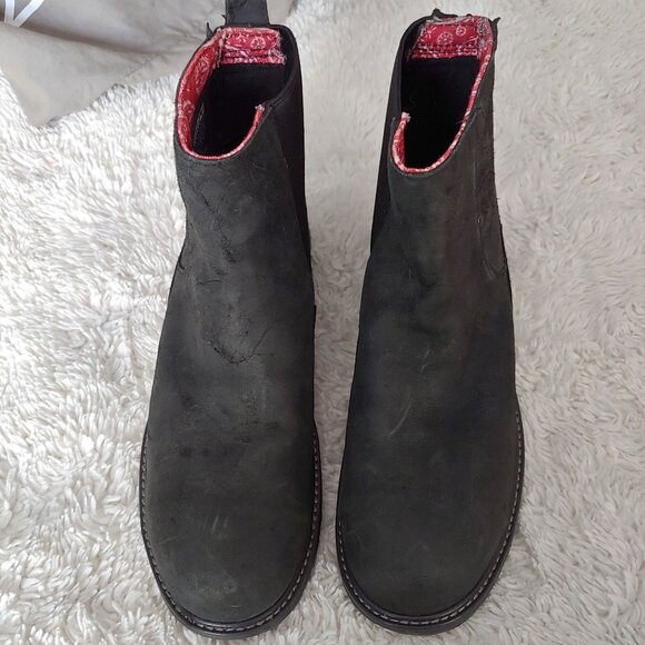 Timberland PRO Hightower Women's Black Leather Chelsea Bootie Boot 9.5 - Picture 4 of 11